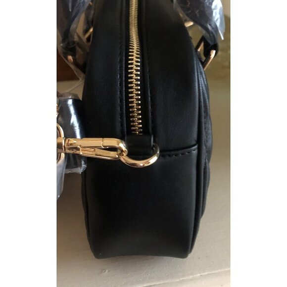 NWT VALENTINO Orlandi Black East West Handbag with Crossbody Strap - Picture 11 of 12